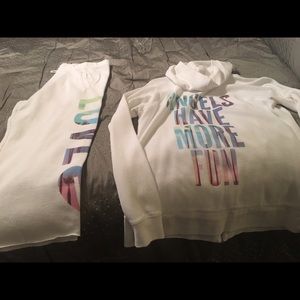 Pink capris sweat suit